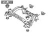 TOYOT 5227122090 Control Arm-/Trailing Arm Bush